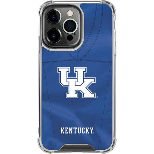University of Kentucky Blue Jersey iPhone 15 Pro Clear Case